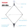 TECSUN AN-48X Interior Active Loop Am/LW/SW Antena de Radio