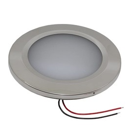 HEHEMM 12V 2.5W LED Recessed Down Light Ceiling Light Under Cabin Inside Warm Light Aluminium Shell RV Campervan Caravan Motorhome