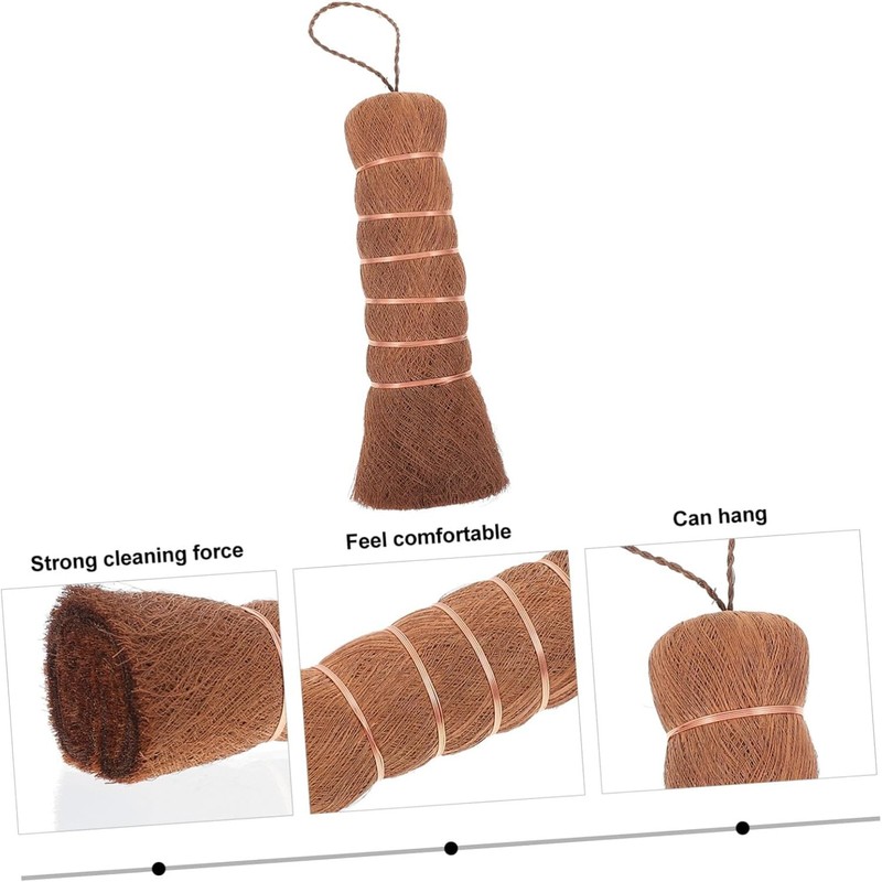 1pc Mini Brown Broom,Mini Shape Broom Delicate Corner Broom, Mini