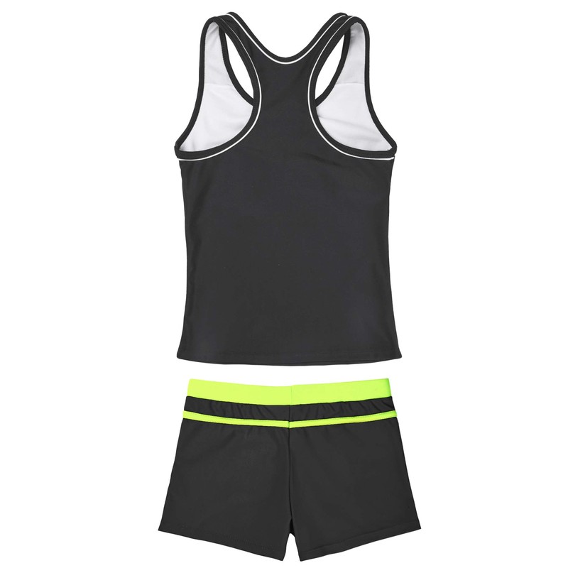 JerrisApparel - Traje de baño de dos piezas para niñas