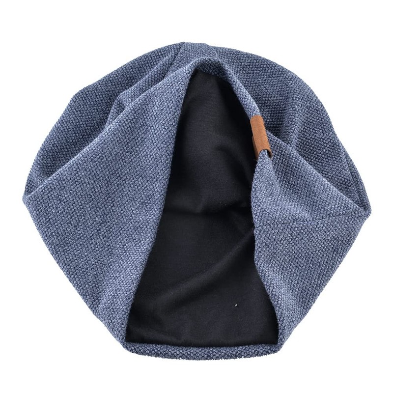 Shamager Men's Knit Hat, Double Layer Structure, Spring, Summer, Autumn,