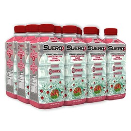 Suerox - 12 PACK. Deliciosa hidratación saludable, sabor FRESA-MENTA, con sus 8 iones recupera los electrolitos y nutrientes perdidos haciéndote...   