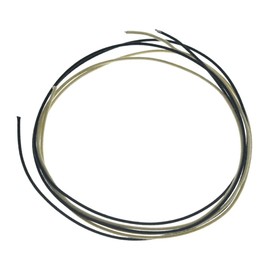 KAISH 22AWG Vintage-Style Guitar Push-Back Waxed Cloth Wire Guitar Wiring Harness Pre-tinned Copper Wire Hook Up Wire 3ft of each Black/White