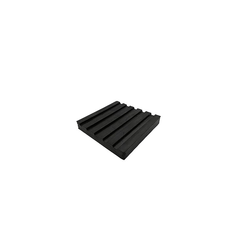 car-tuningsde Rubber Block 150 x 150 x 20 mm Ribbed