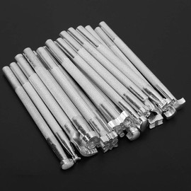 Naroote Wosune Leather Stamp Tool Set, Easy to Use Leather Stamp Tool, Free DIY Leather Stamping Tool for Purses, Leather Crafts, Leather Bags