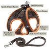 Dog Harness with Leash Set, No Pull Adjustable Reflective Step-in