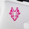 ANGDEST CLUB Decal Stickers of Dragon Head 22 (Pink) Premium