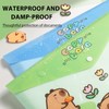 10 PCS Capybara Plastic Folders for Document, A4,Letter Size File