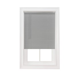 Ben&Jonah PrimeHome Collection Cordless Anochecer Collection 1" Room Darkening Mini Blind 23x64 Gray