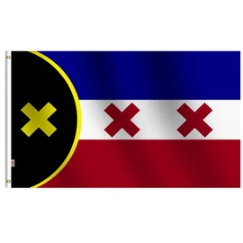 Rhungift l-manburg Flag 3x5 Ft New 2020 Dream SMP - Vivid Color Premium Quality Double Stitched 100D Polyester with Grommets for Outdoor & Indoor L'manberg Freedom Banner