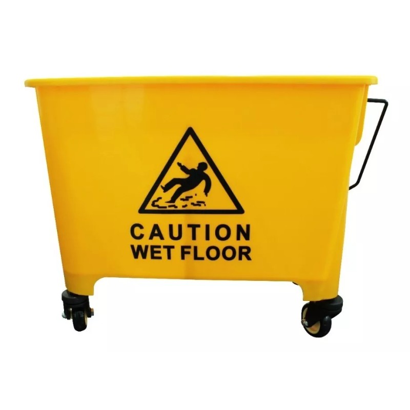 Dalpro Cubeta De Carrito Con Exprimidor 20 Litros Color Amarillo
