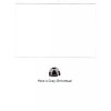 GREETING New COZY UGLY SWEATER Christmas Greeting Card w/ Envelope