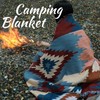 DUKUSEEK Camping Blanket with Aztec Pattern, Warm Stadium Blankets for