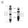 FEDCO UTB18 Shocks 92MM Long Travel Shocks Absorber for Axial