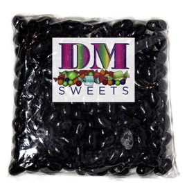 Jumbo Extra Large Fresh Chewy Black Licorice Jelly Beans - 1.5 lbs