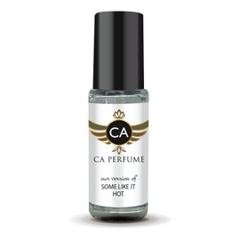 CA Perfume Impression of Some Like It Hot Unisex Perfume Oil Floral Fruity Scent Long Lasting Fragrance for Women and Men Travel Size Mini Perfume Sample TSA Ready Body Oil Roll-on 0.14 Fl Oz 4ml