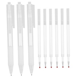 Ipetboom 1 Set Microblading Marker Pen Eyebrow Positioning Tool for Makeup Artists and Beginners Includes Pens and Refills for Precise Application and Easy Use