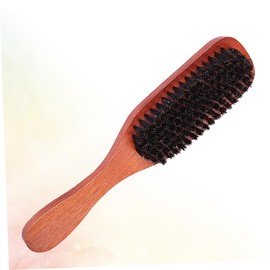 Ipetboom 1pc Bristle Brush Hair Beauty Tool Faux Boar Bristle Hair Brush Bristle Hair Brush for Slick Bun Hair Combs for Fine Hair Bristle Comb Hairbrush Hairstyling Comb Bamboo
