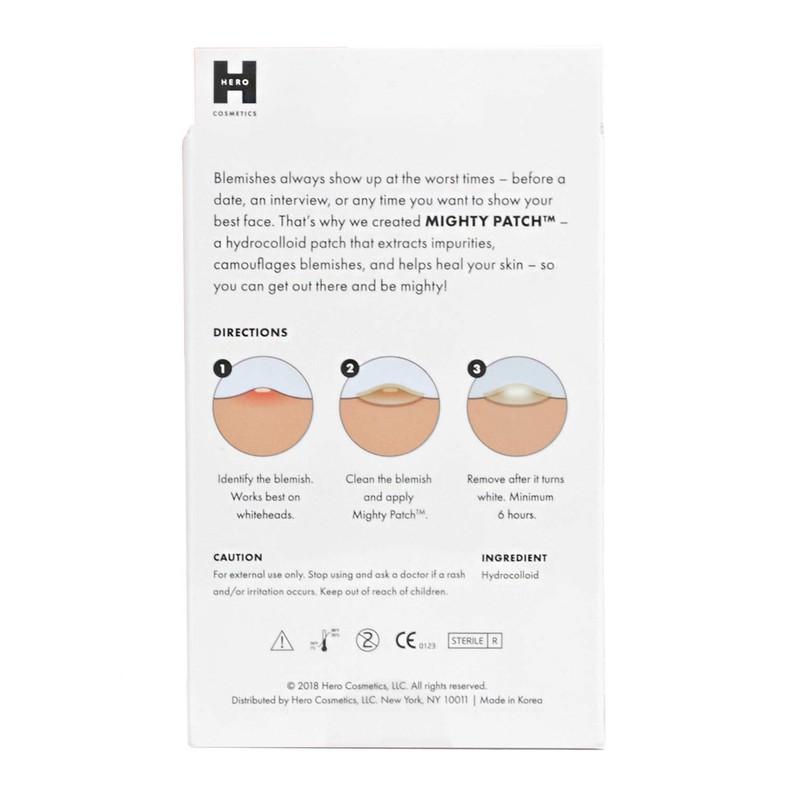Mighty Patch Original from Hero Cosmetics - Medical-grade Hydrocolloid Pimple