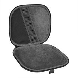 Geekria Shield Headphones Case Compatible with Sony WHCH510, WHCH500, MDR-XB610, MDR-XB600, MDR-XB400, MDR-ZX600 Case, Replacement Hard Shell Travel Carrying Bag with Cable Storage (Black)