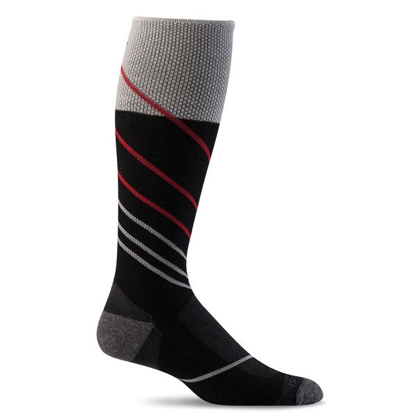 Sockwell Herren 's Pulse Firm (20–30 mmHg) Abgestufte Kompression Socken, Herren, schwarz, L/XL