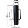 Fence Post Driver with Handle, 34LB Black Iron T Post