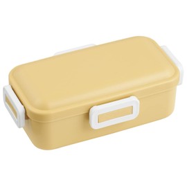Skater PFLB6AG-A Antibacterial Fluffy Lunch Box with Dome-Shaped Lid, 18.9 fl oz (530 ml), Dull Yellow, Made in Japan