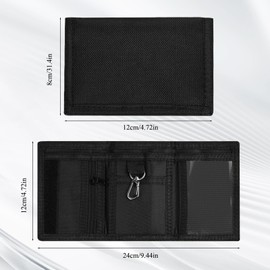 Anmahe Travel Wallet for Men,Velcro Slim Wallets for Men,Tri-Fold Mens Travel Wallet,Wallets Holds 6 Cards and Banknotes,for Fathers Boyfriends Birthday