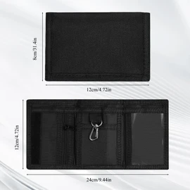 Anmahe Travel Wallet for Men,Velcro Slim Wallets for Men,Tri-Fold Mens Travel Wallet,Wallets Holds 6 Cards and Banknotes,for Fathers Boyfriends Birthday