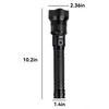 MANGOKKA Flash Light Rechargeable, 2000 Lumens LED Flashlights, Zoomable Tactical