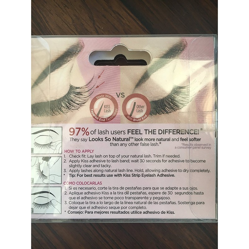 Kiss Natural Lash Kfl03 Pretty, 5.8 Ounce