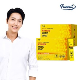 furnit Funnit Lee Sangwoo Mega Vital High Content Vitamin C 3000 90 packs x 2 boxes / 퍼니트 이상우 메가 바이탈 고함량 비타민C 3000 90포 x 2박스