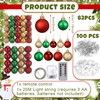 Soulchen Christmas Magical Light Hallway Set with 82 Christmas Ball