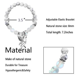 FUSTMW Phoenix Gifts for Women Phoenix Charm Bracelet Phoenix Jewelry Phoenix Rising Gifts Phoenix Bird Gifts Firebird Gifts, Large, Copper, no gemstone