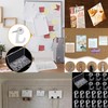 Yharnamite 100 Pcs Push Pin Hooks, Pin Tack Hooks, Bulletin