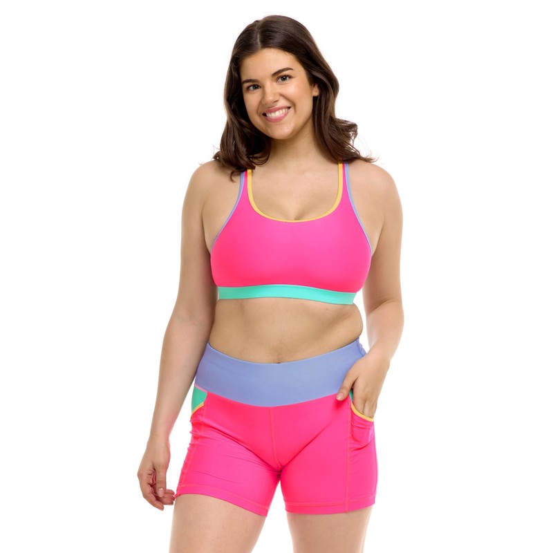 Body Glove Women's Standard Splash Elastic Waist Hybrid Swim Short