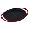 Cuisine & Company 10" Enameled Cast Iron Round Grill Pan