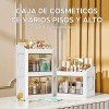 Organizador De Maquillaje 3 Capas Transparente Acrílico