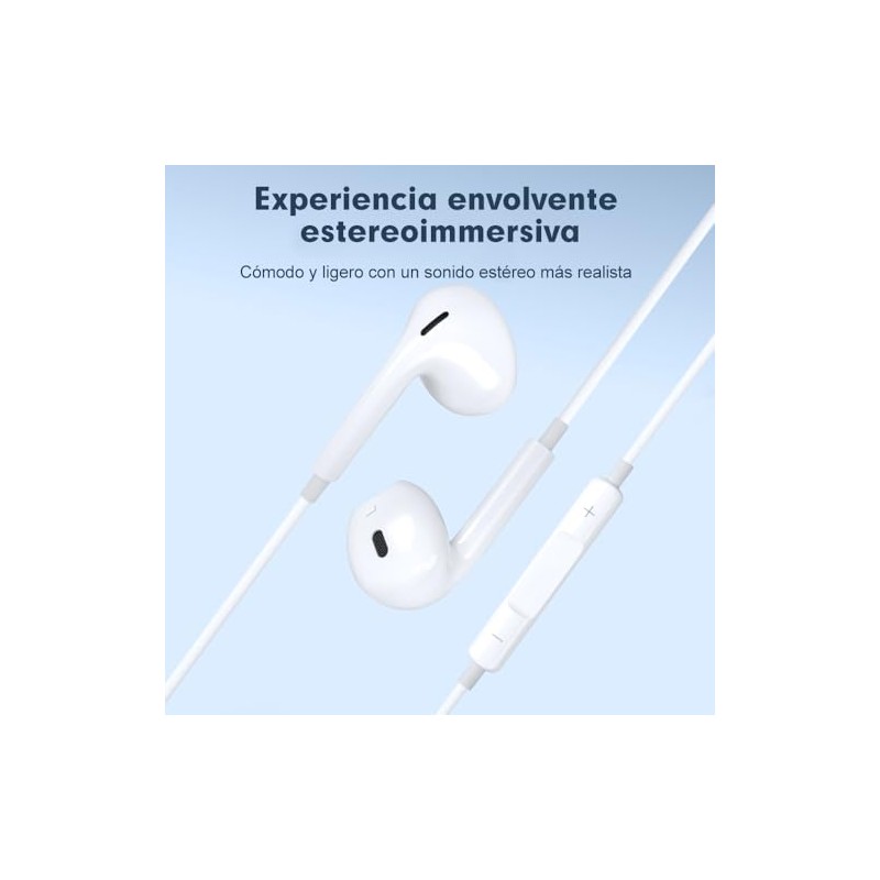 CONTROL EXPERT Audífonos con Cable Tipo C Micrófono y Control