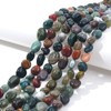 PLTbeads Indian Agate Pebble Nugget Oval Free Tumbled Stone 6-8mm