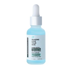 Seasons Love Your Skin suero facial con niacinamida y vitamina B5 30 ml | control de grasa y poros | hidratación ligera y reparación antioxidante | ideal para piel mixta a grasa