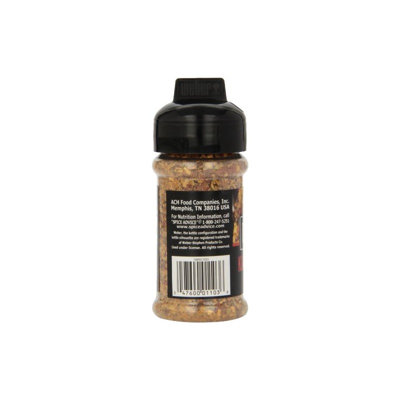 Weber Grill Seasoning Kickn Chicken, 2.5-Ounce (Pack of 6)