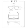 jugaad14 COVE CLEAR Ocean Clear Sunglasses Made in Sabae Unisex