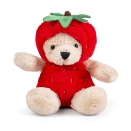 LITTLE Living Nature Frutto da Gioco – Peluche Fragola | Giocattolo Morbido per Bambini