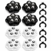 Self-Adhesive Furniture Caster Wheels – Stainless Steel 360° Swivel Rollers