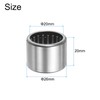 sourcing map 2 Pcs HK2020 Needle Roller Bearings One Way