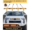 Sidi For Toyota 4Runner LED Grill Lights 2020-2023 Raptor Light