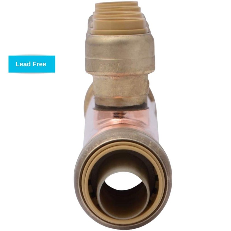 SharkBite 25554LF Manifolds with Push-Fit Branches, Brass