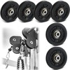 Soulchen 6 Pcs 6/8 Pcs 90mm/3.5" Universal Nylon Bearing Pulley-Wheel