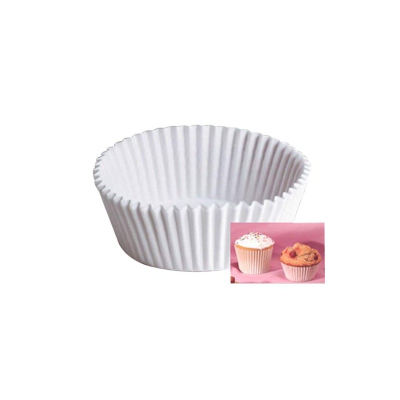 Hoffmaster Fluted Bake Cups HFM610032 500/pk, white